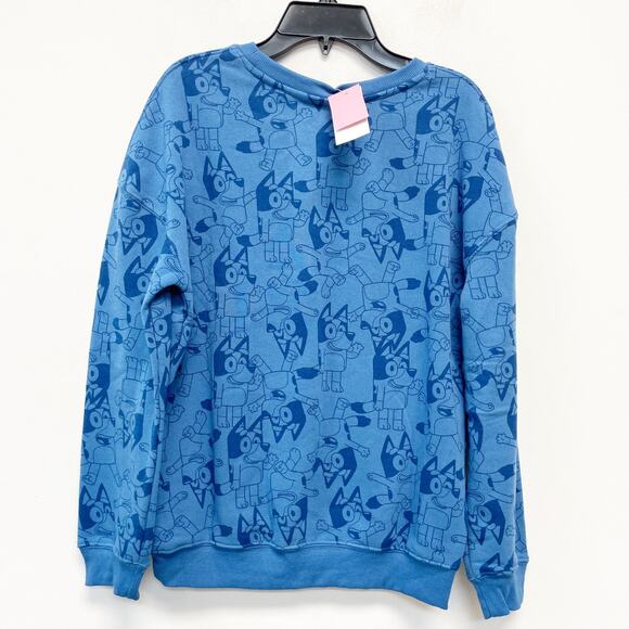 Hybrid Apparel Women's Bluey Print Cozy Graphic Sweatshirt Size XXS - Picture 3 of 5